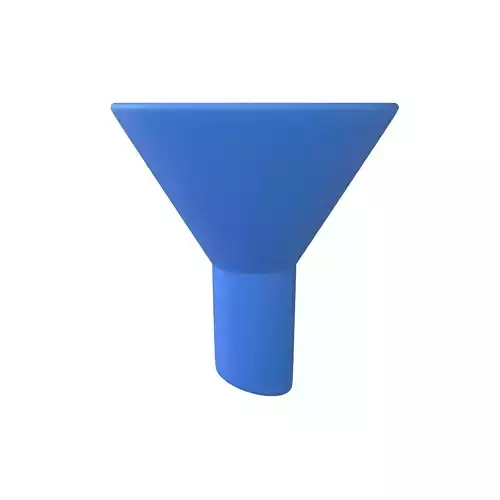 Cartoon Funnel v1 001 Low-poly 3D model