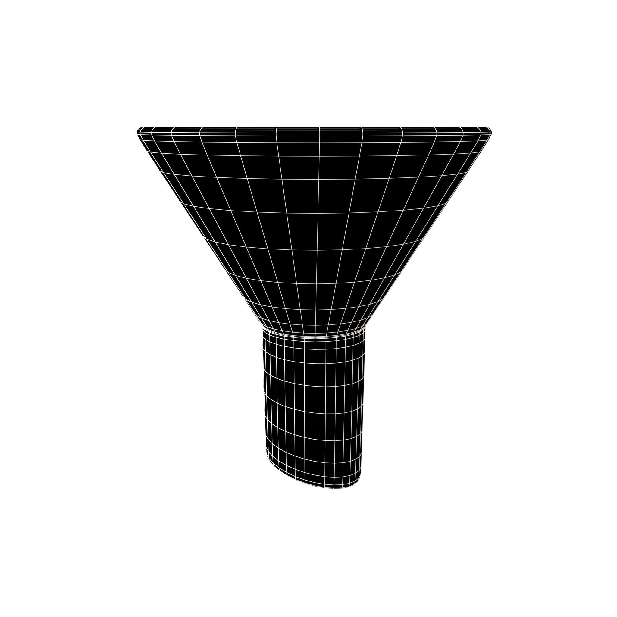 Cartoon Funnel v1 003 Low-poly 3D model_6