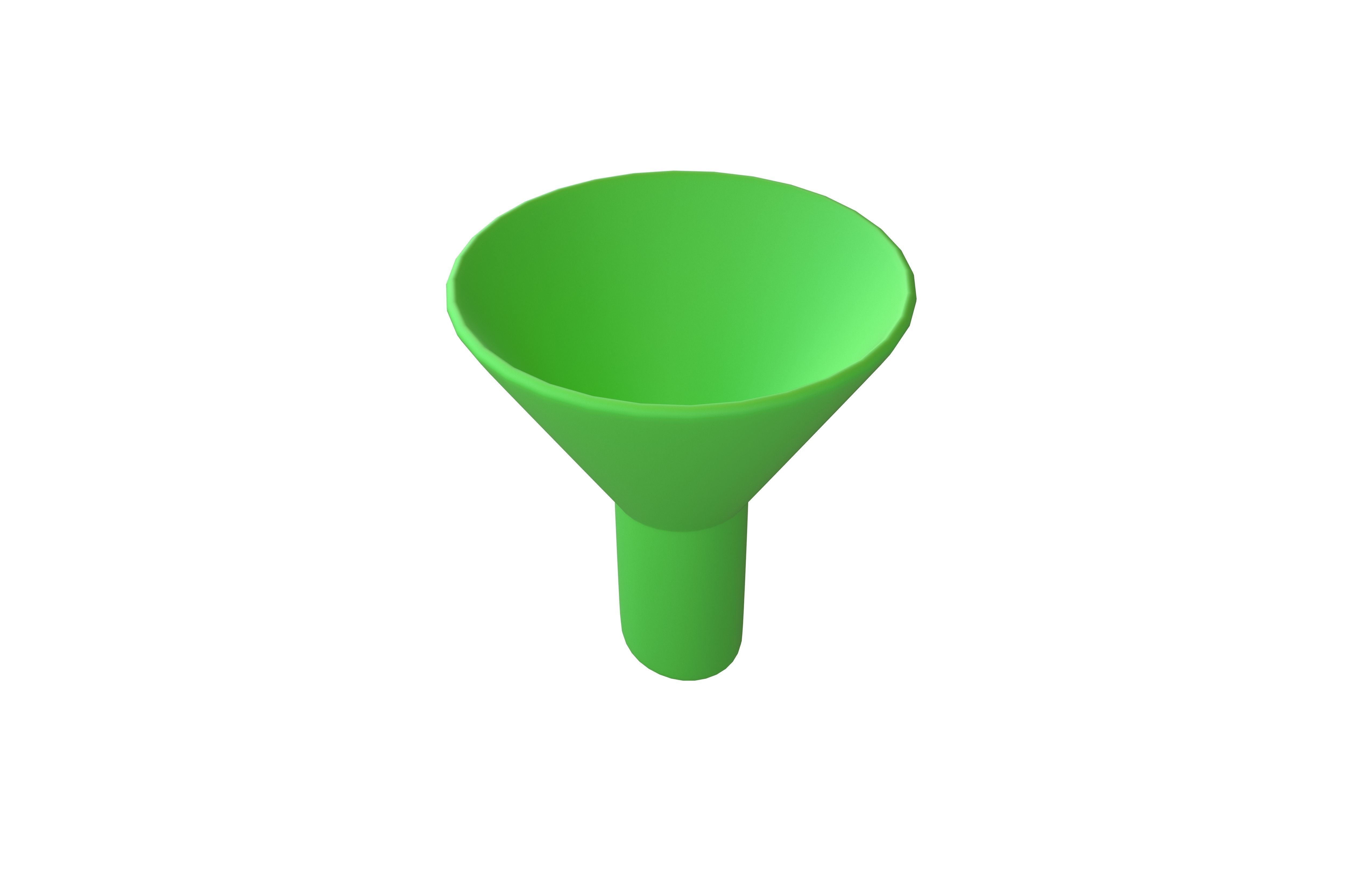 Cartoon Funnel v1 003 Low-poly 3D model_2