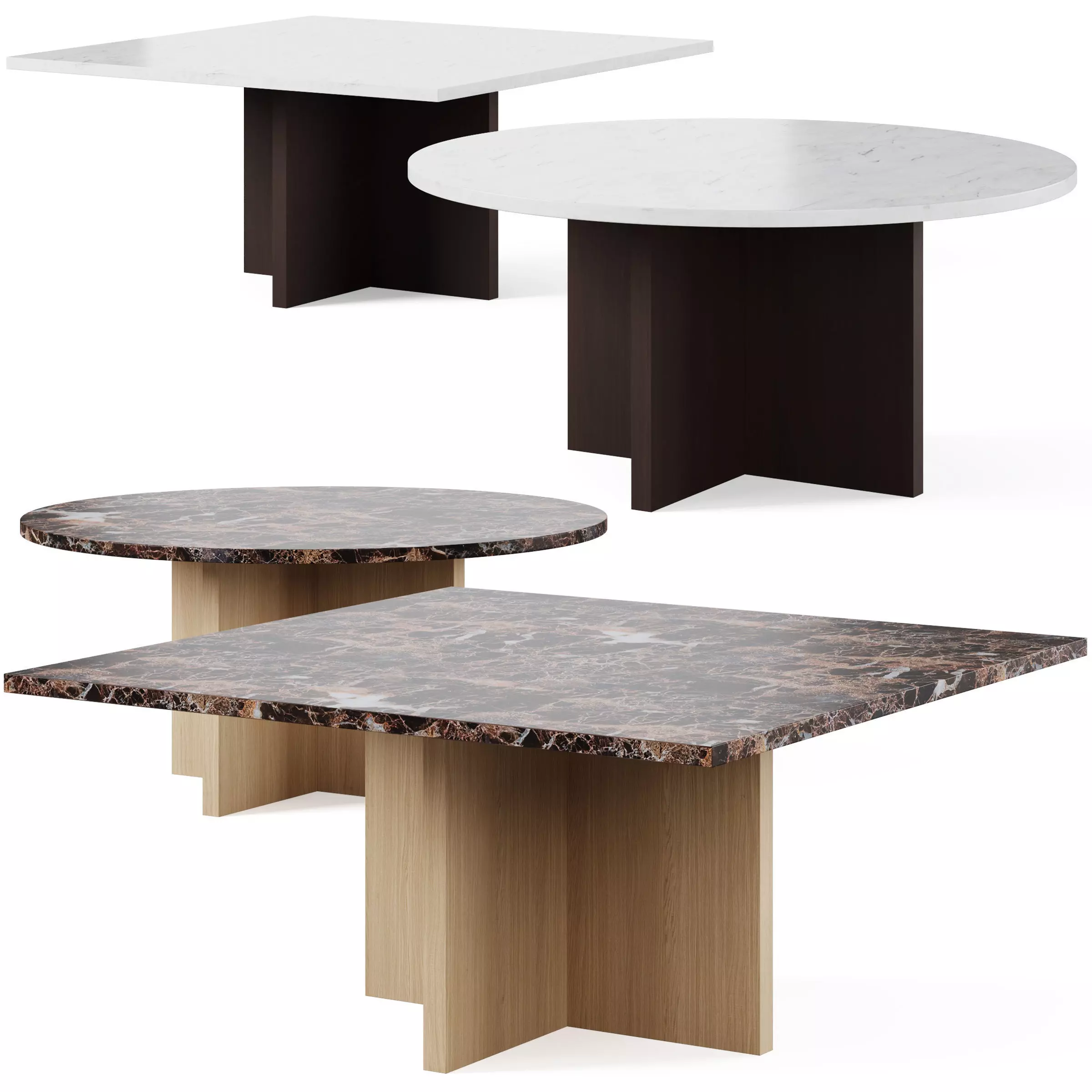 BROOKSVILLE COFFEE TABLE by Rowico Home 3D model_0