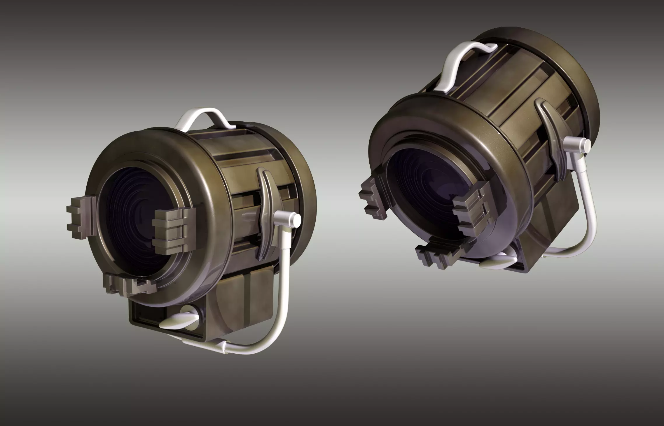 Mole Richardson Studio Lamp 3D print model_0