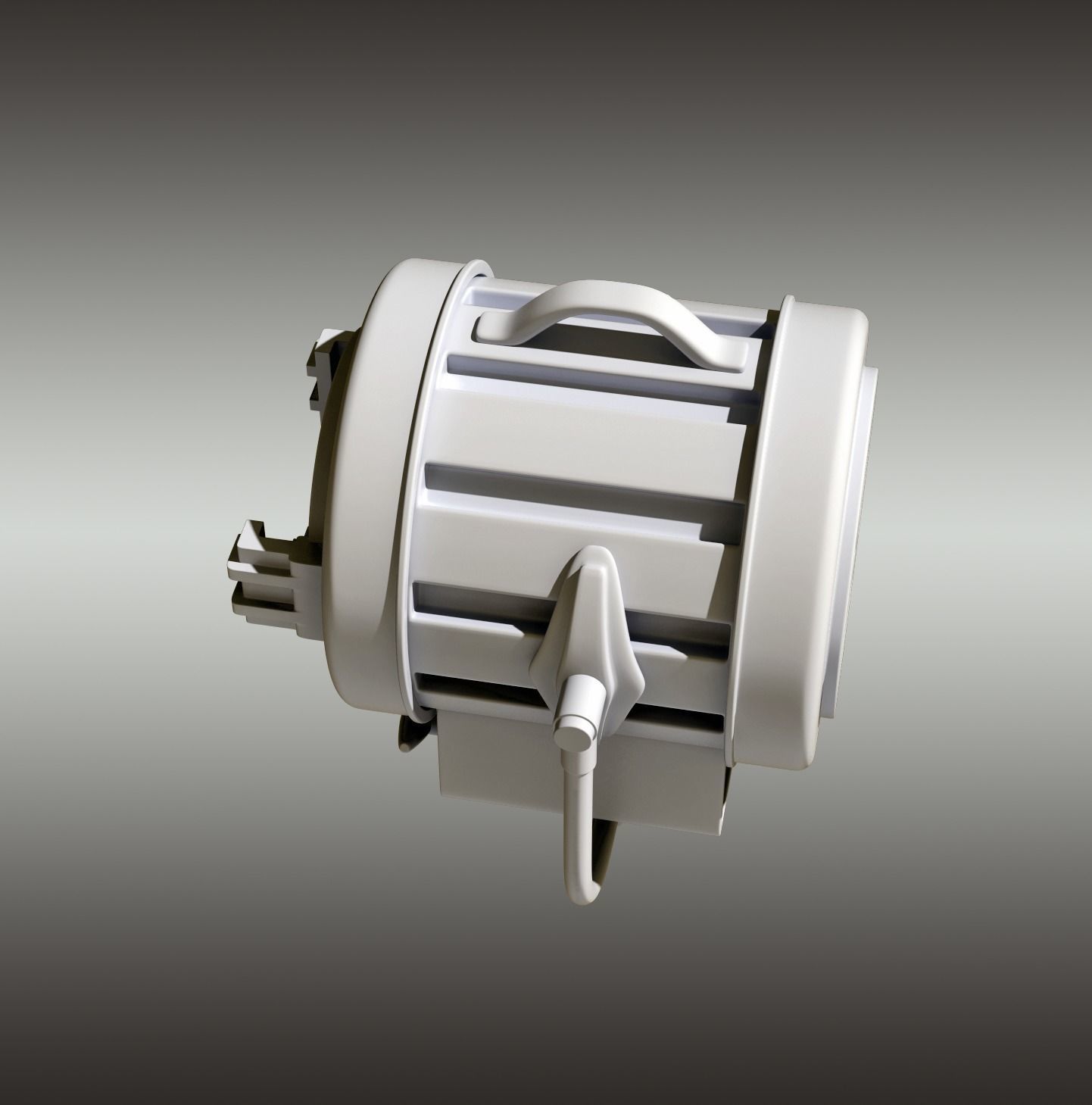 Mole Richardson Studio Lamp 3D print model_3