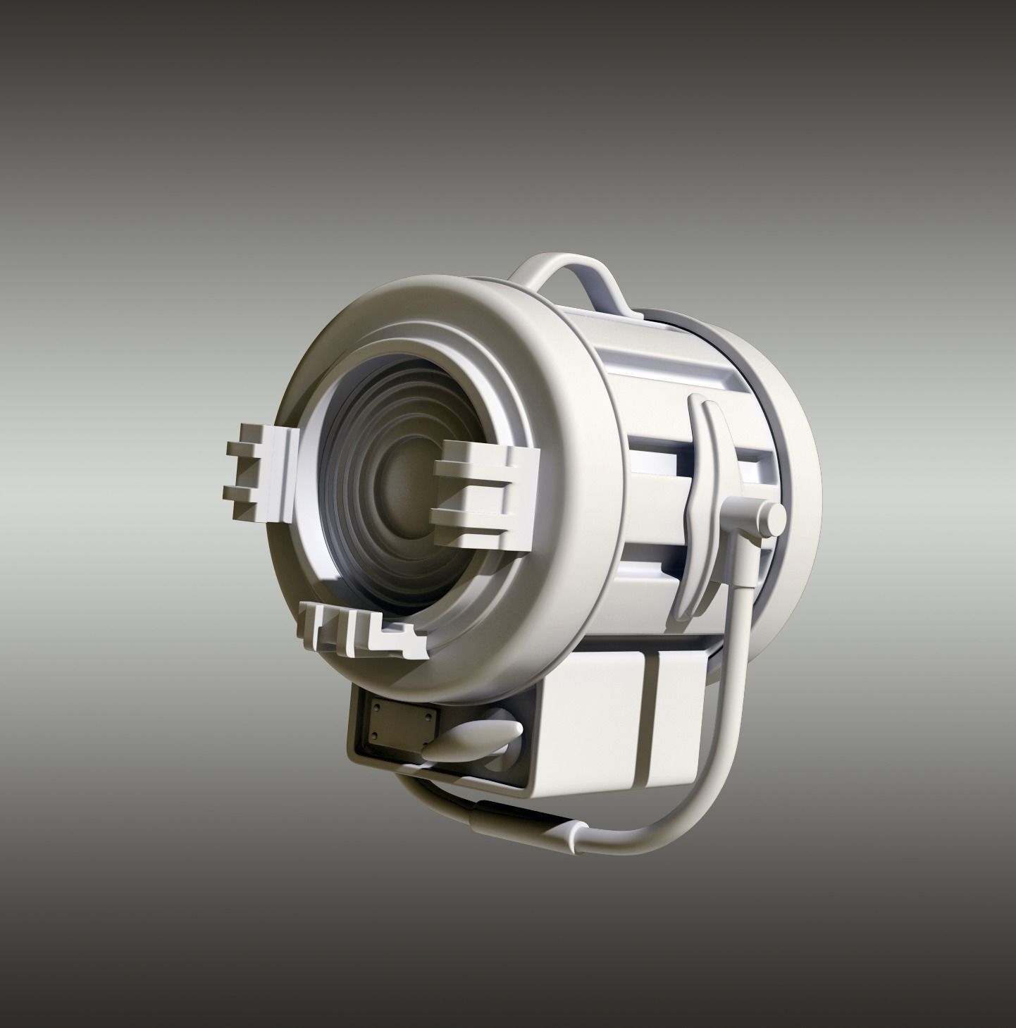 Mole Richardson Studio Lamp 3D print model_5