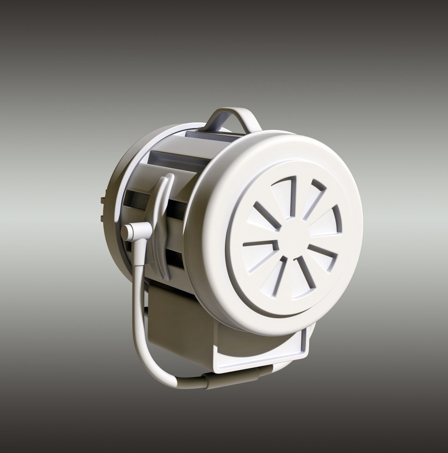 Mole Richardson Studio Lamp 3D print model_2