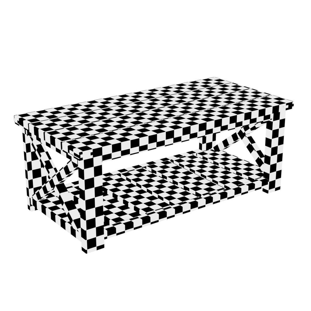 DIY Coffee Table 3D model_3