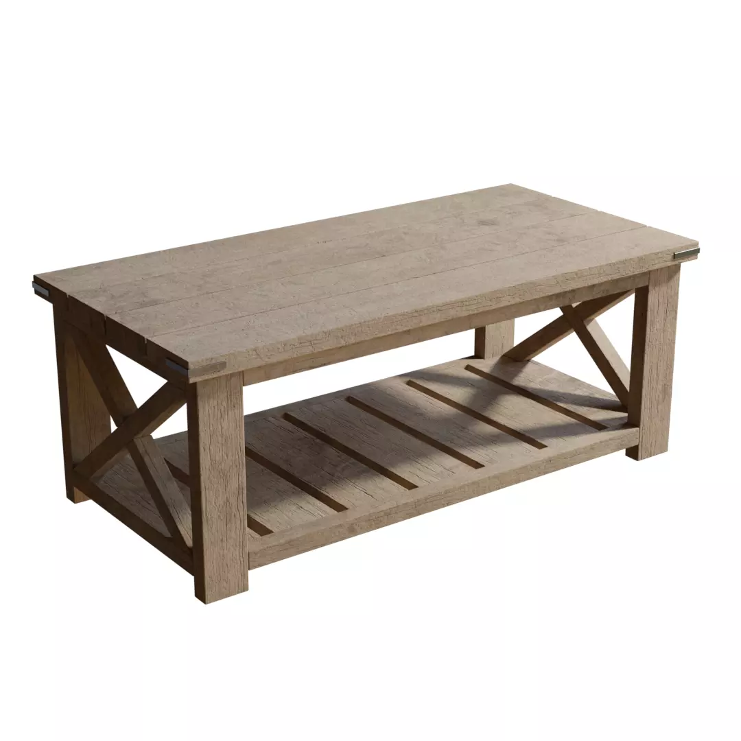 DIY Coffee Table 3D model_0