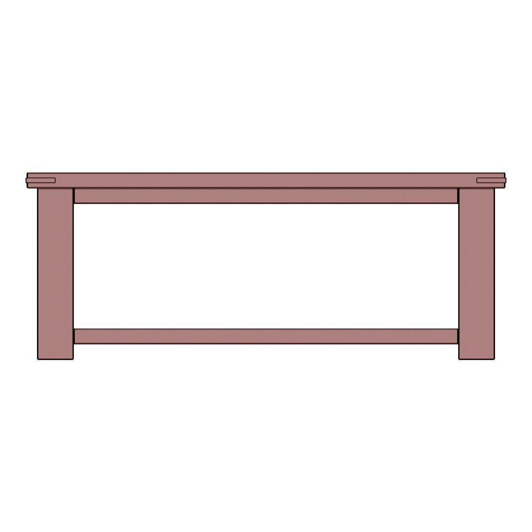 DIY Coffee Table 3D model_5