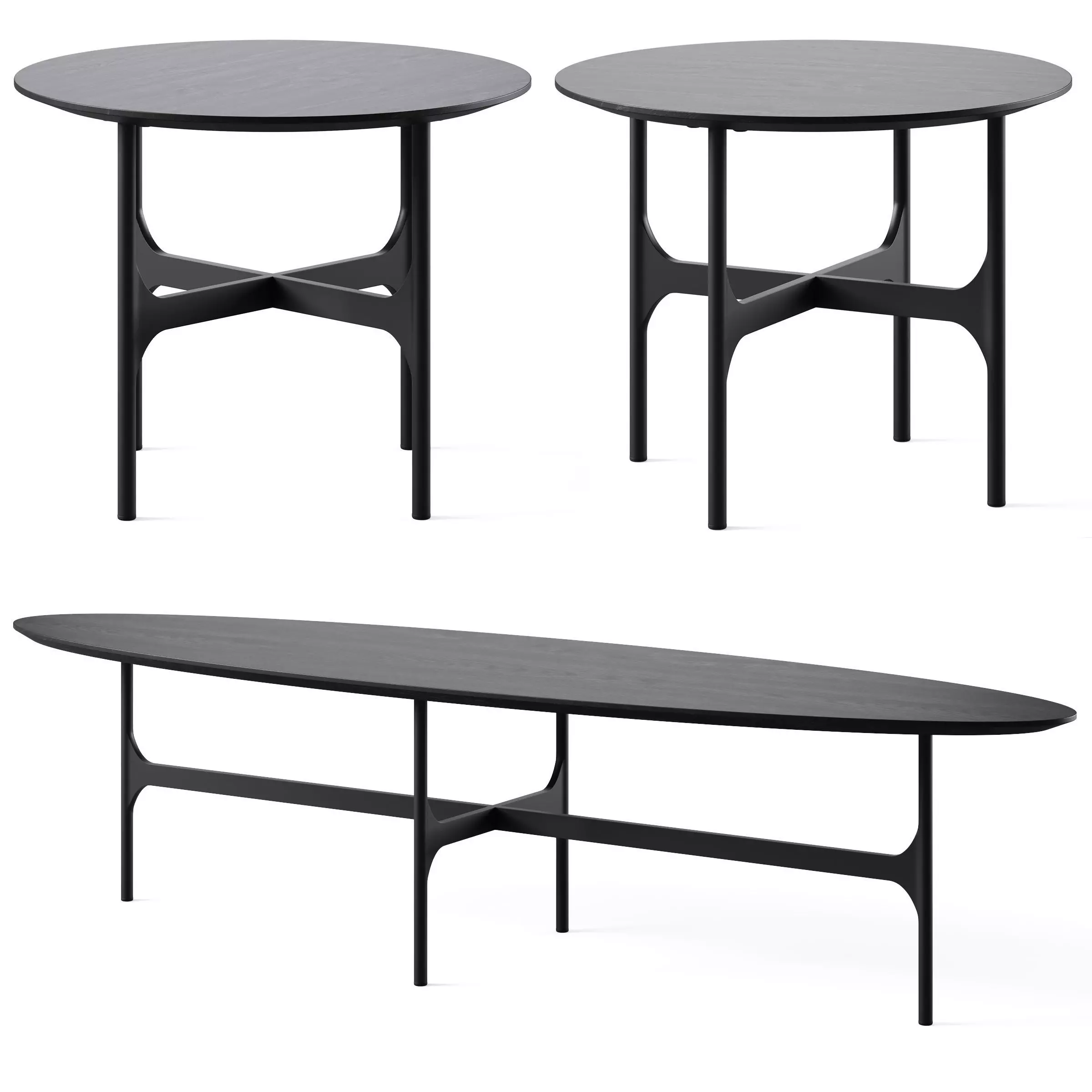 Coffee table COLTON by Rowico Home 3D model_0