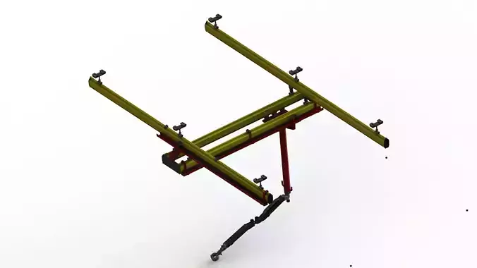 Lift Assistance Arms Series 4 with Lightweight Crane System 3D model