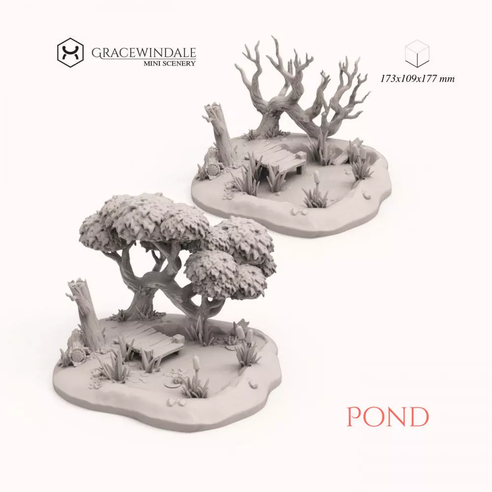 Pond by Gracewindale 3D print model_0