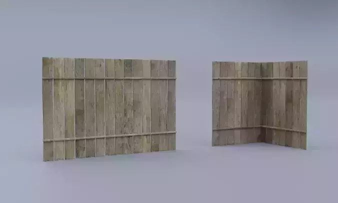 Modular Wooden Fence