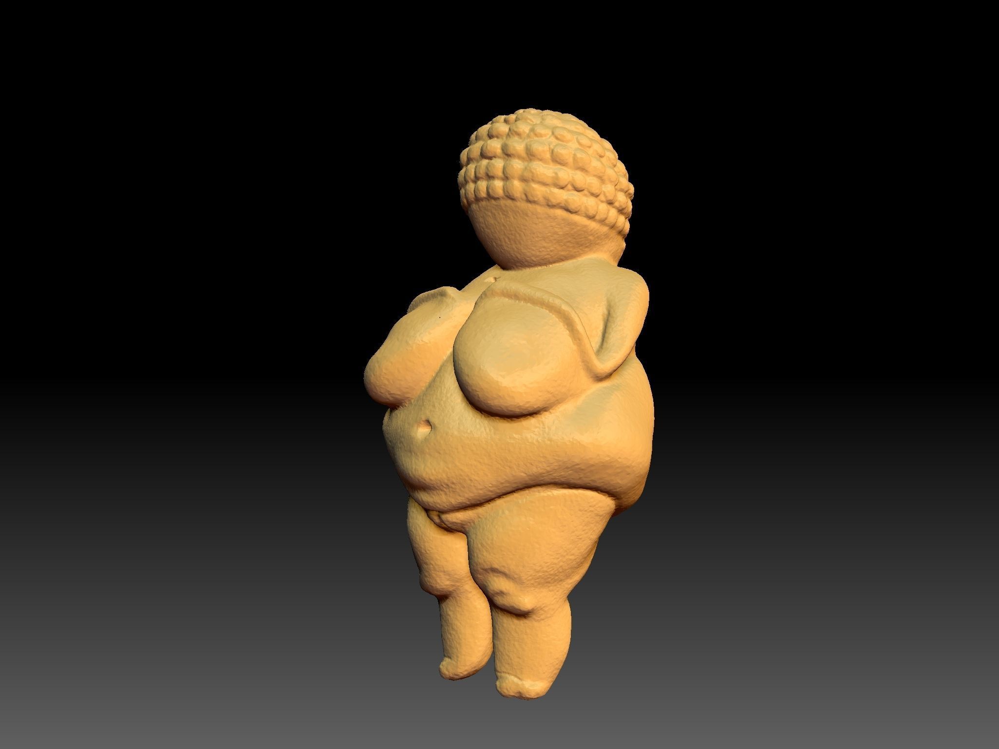 Venus of Willendorf 3D print model_4