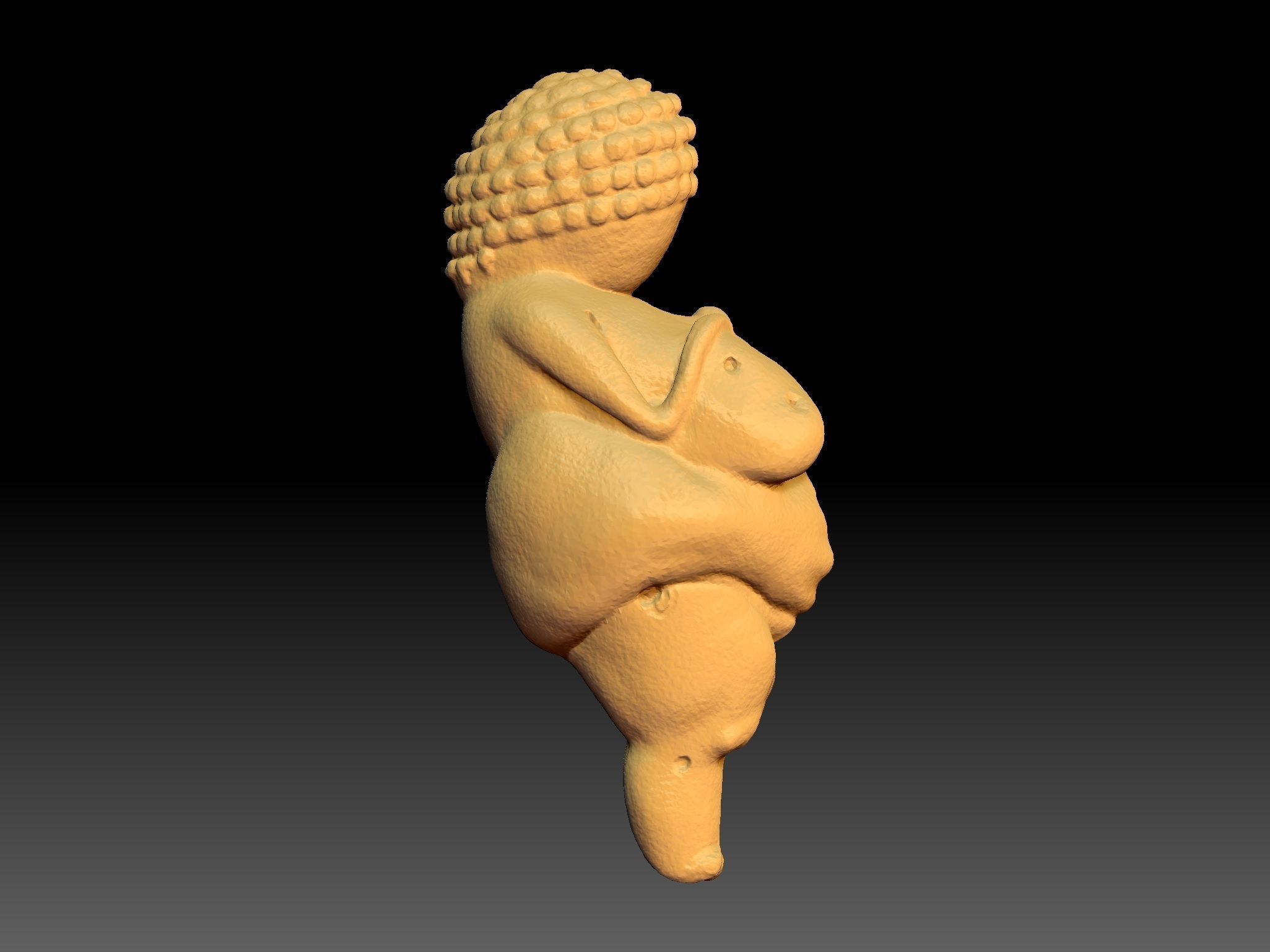 Venus of Willendorf 3D print model_1