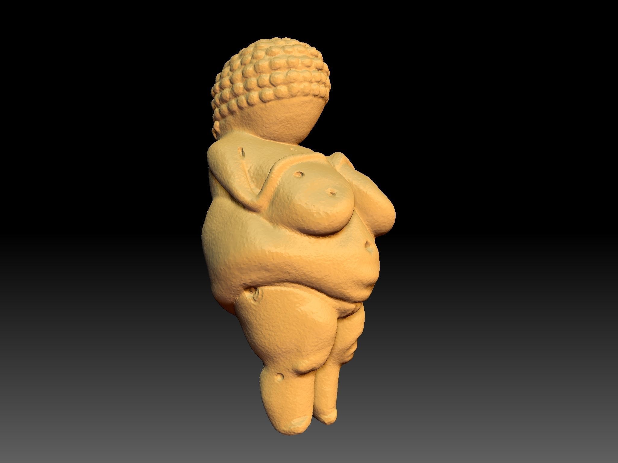 Venus of Willendorf 3D print model_5