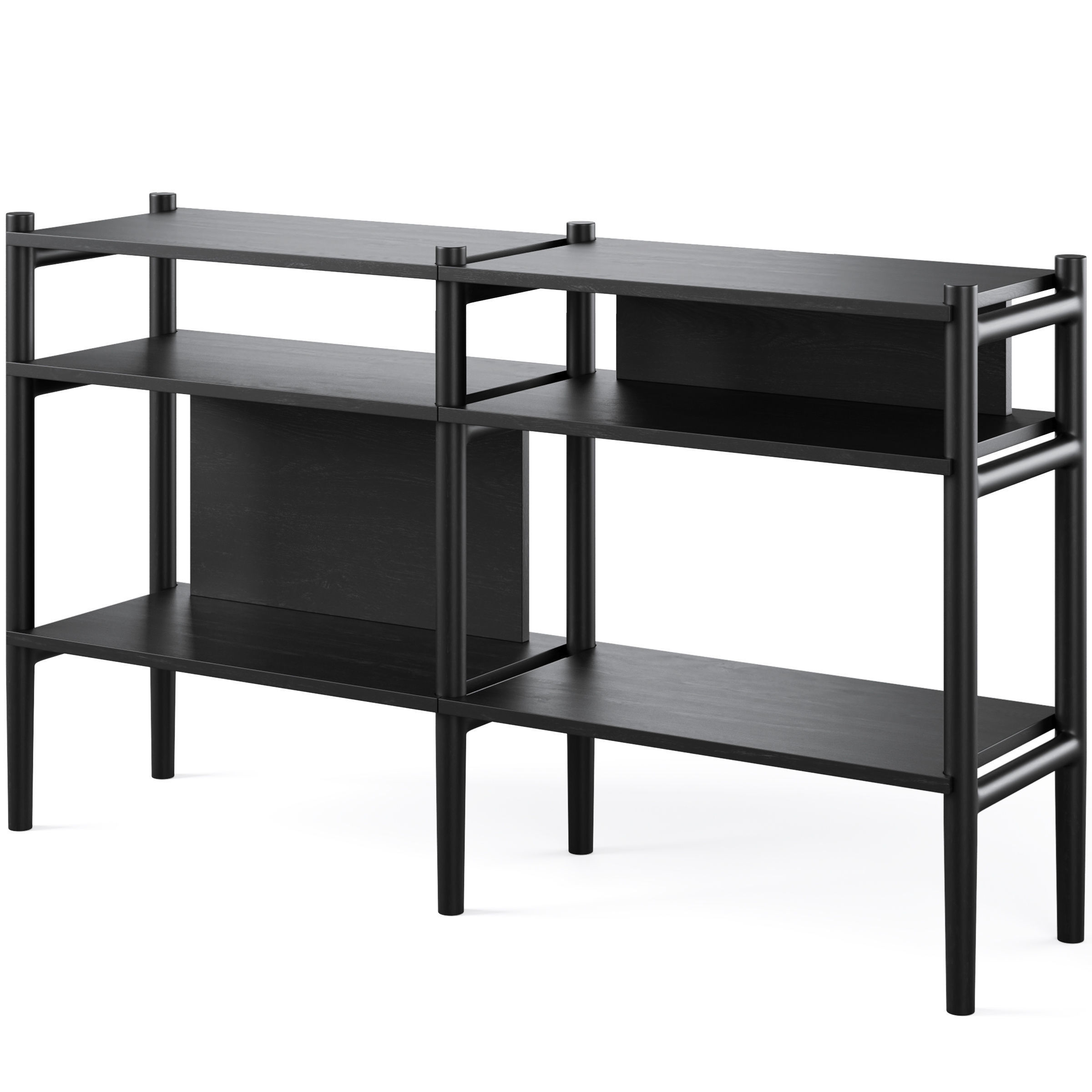 Bookcase HOLTON by Rowico Home 3D model_1