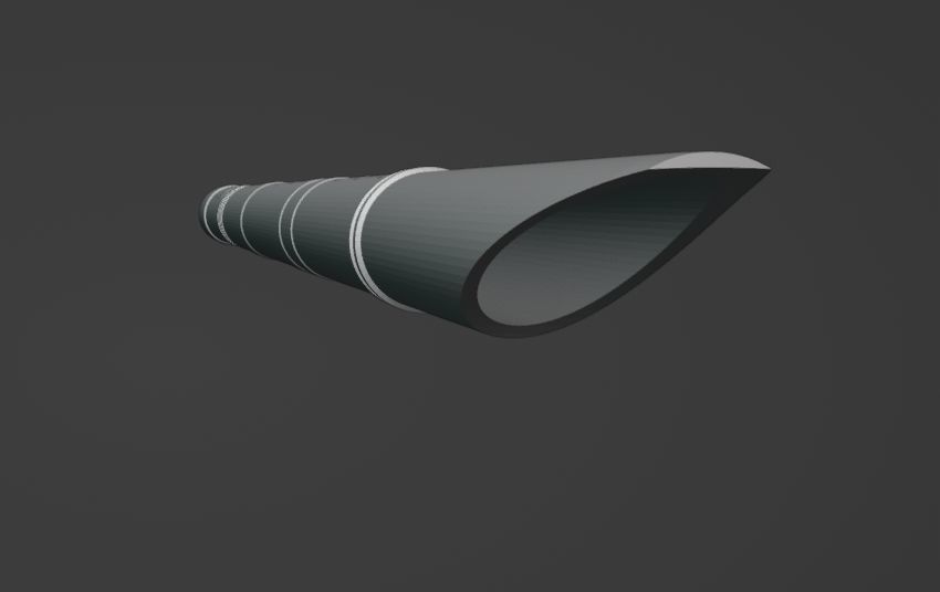 Mandalorian Bes Bev Flute 3D model 3D printable CGTrader