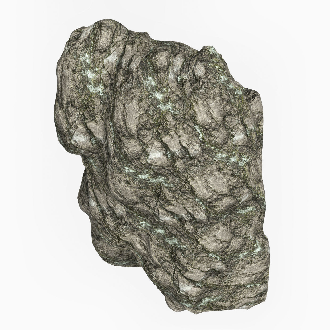 Low Poly Rock Cliff 01 Low-poly 3D model_3