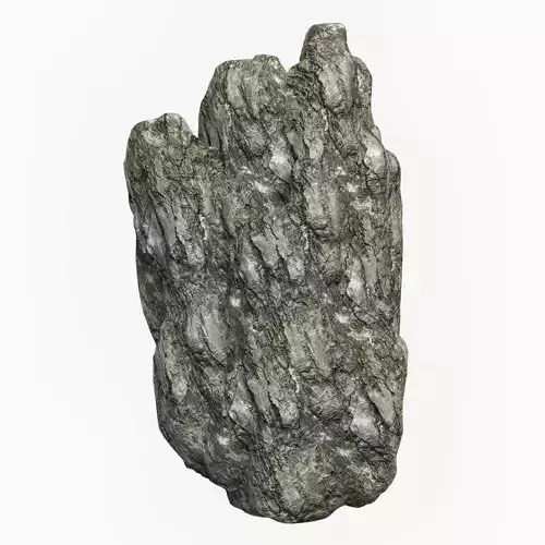 Low Poly Rock Cliff 03