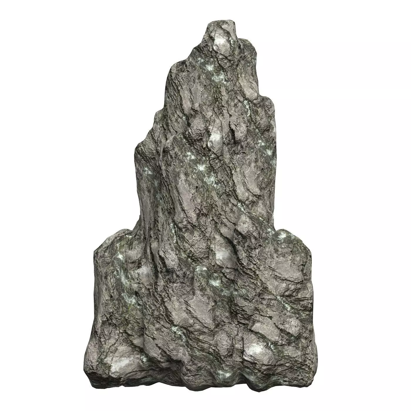 3D model Low Poly Rock Cliff 04 VR / AR / low-poly | CGTrader
