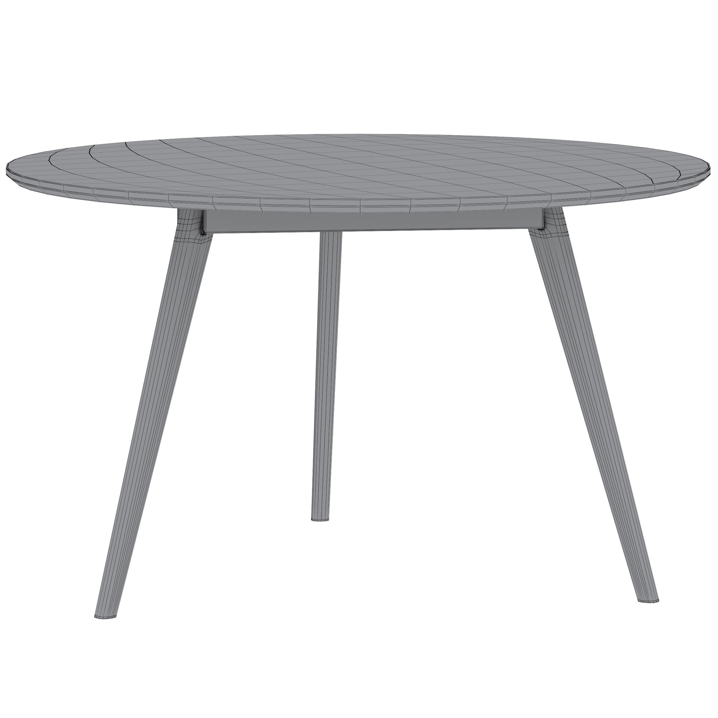 YUMI COFFEE TABLE ROUND by Rowico Home 3D model_5