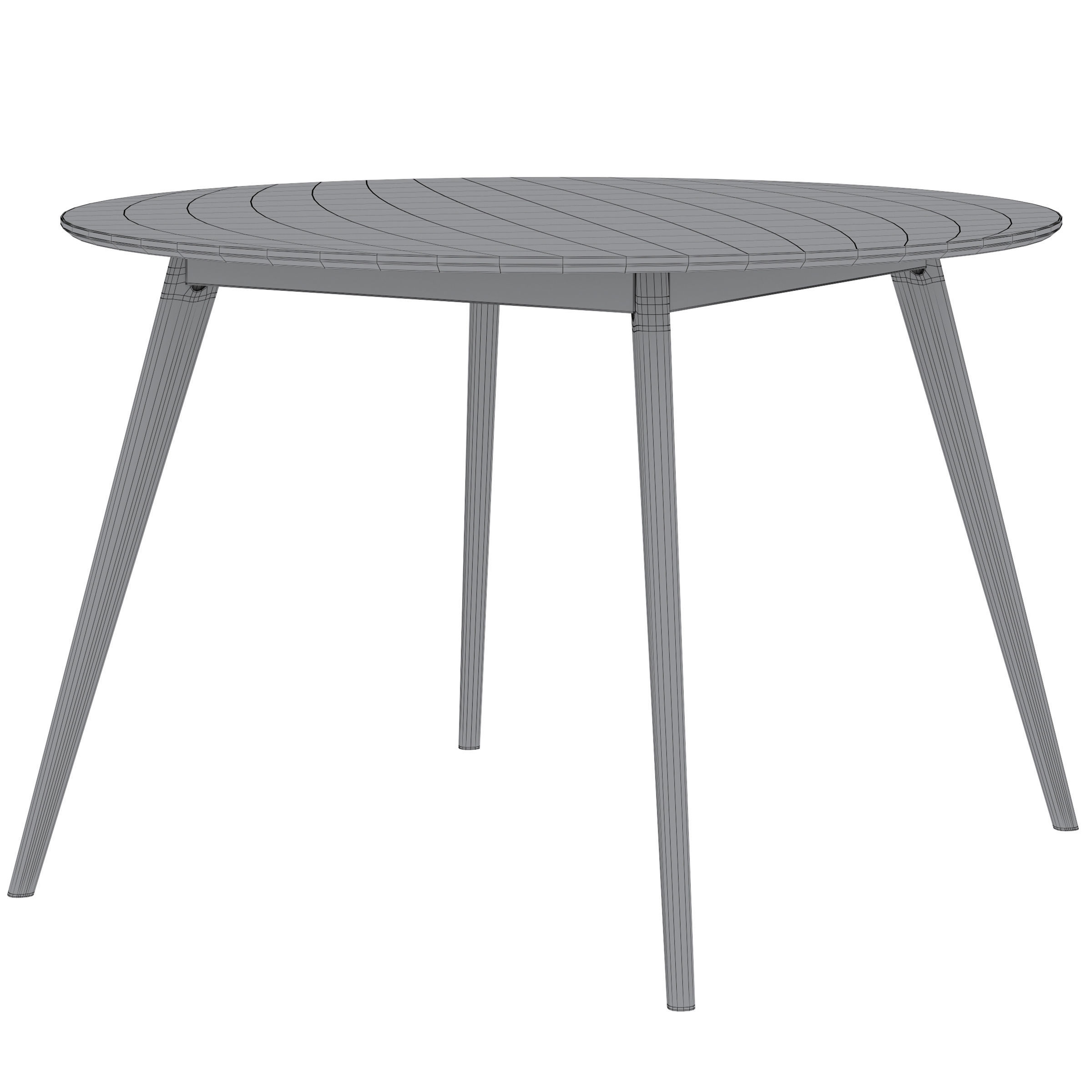 YUMI DINING TABLE by Rowico Home 3D model_6