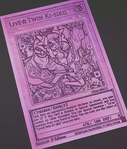 live twin ki-sikil - yugioh 3D print model