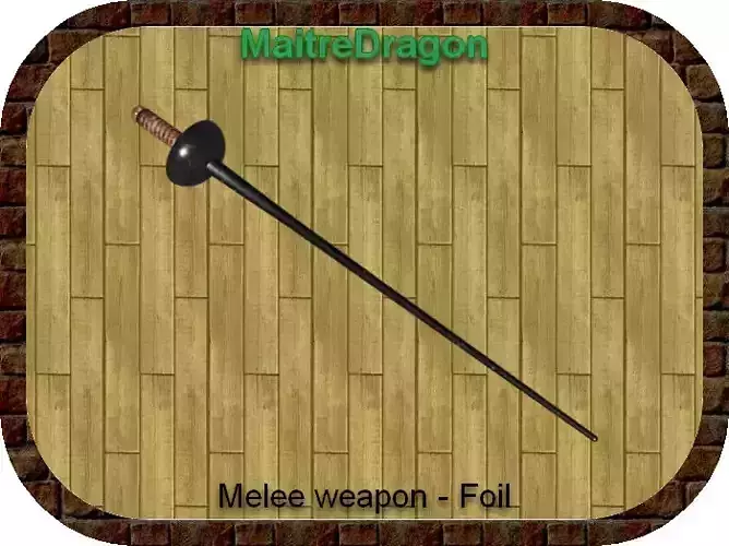 Melee weapon - Foil