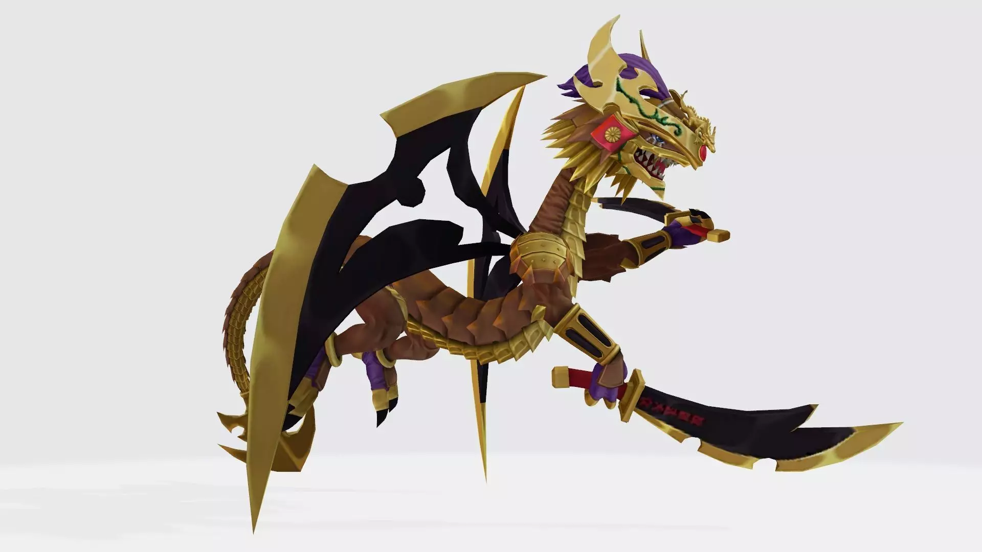 Ouryumon dragon 3D print model
