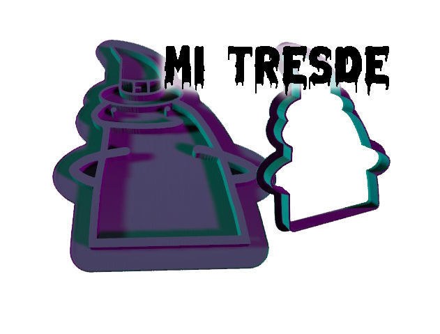 Halloween set 2 cookie cutters 3D model_14