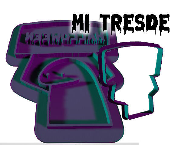 Halloween set 2 cookie cutters 3D model_12