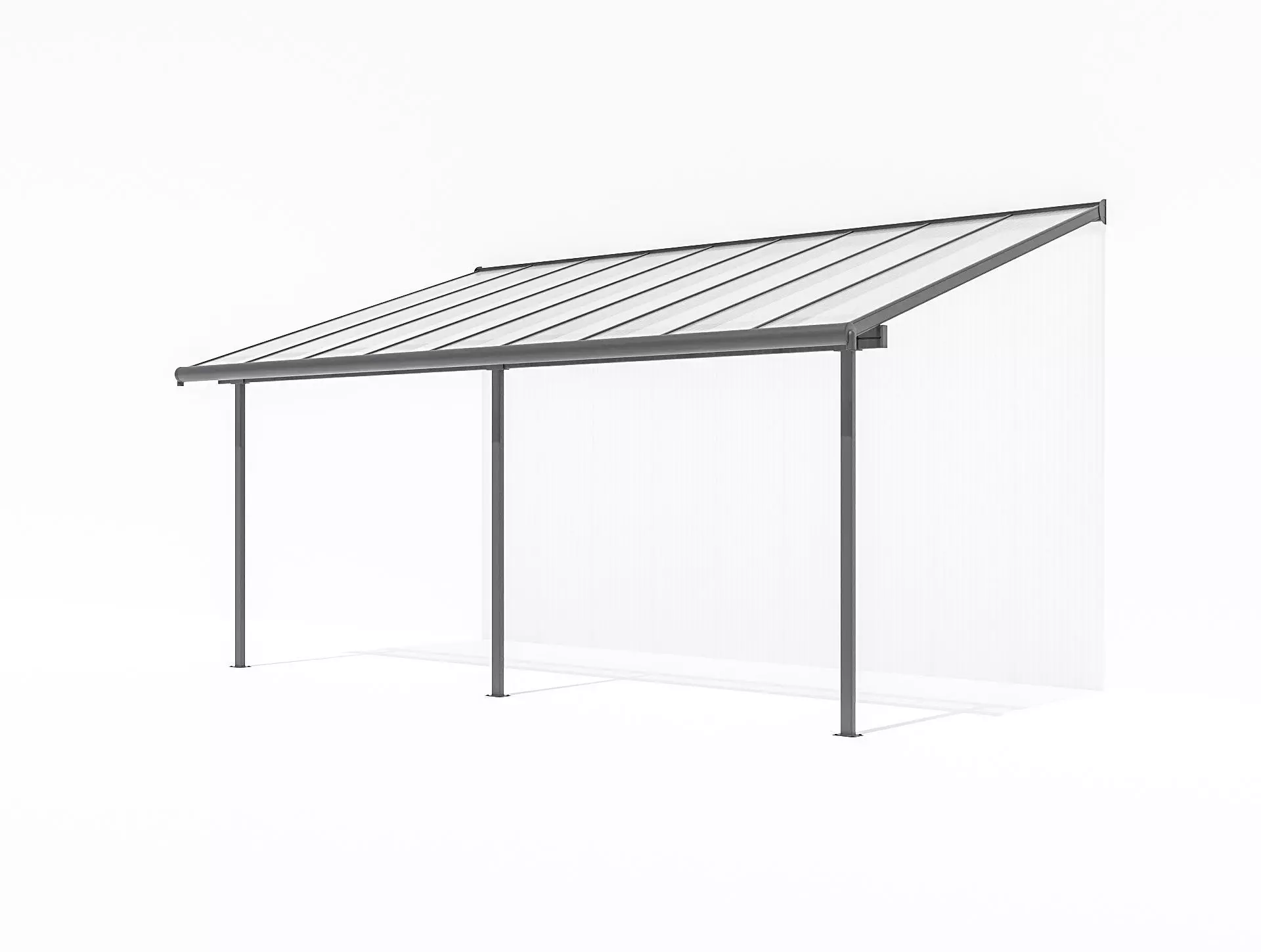 Palram Canopia Sierra Patio Cover Low-poly 3D model_0