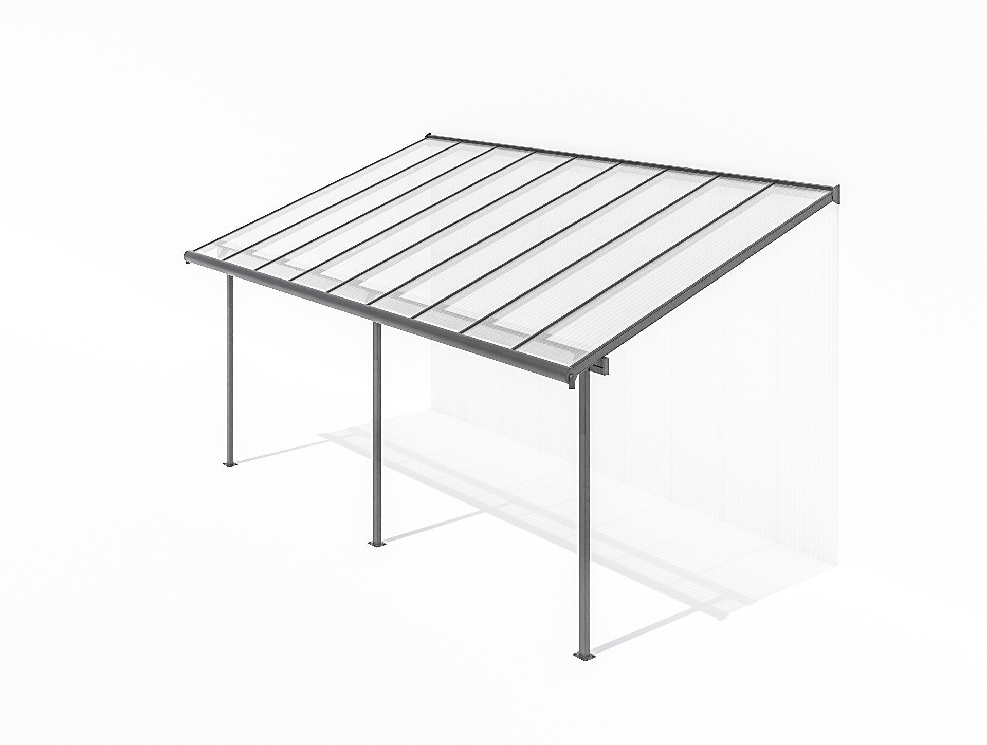 Palram Canopia Sierra Patio Cover Low-poly 3D model_2