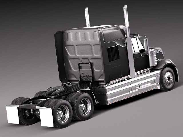 International Lonestar 2014 Tanker Truck 3D model_13