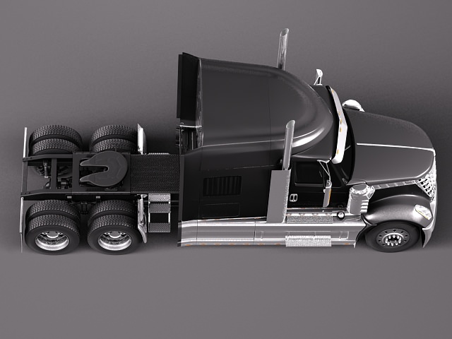 International Lonestar 2014 Tanker Truck 3D model_15