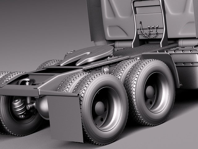International Lonestar 2014 Tanker Truck 3D model_22