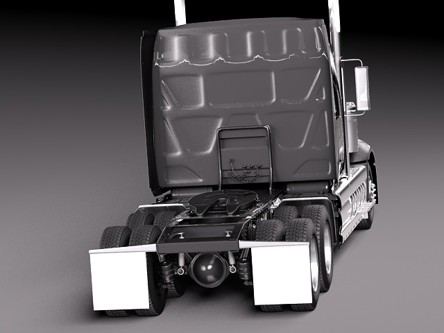 International Lonestar 2014 Tanker Truck 3D model_14