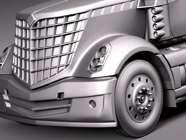International Lonestar 2014 Tanker Truck 3D model_17