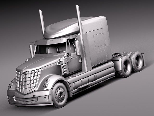 International Lonestar 2014 Tanker Truck 3D model_20
