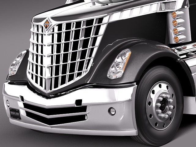 International Lonestar 2014 Tanker Truck 3D model_10