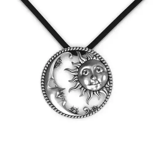 Sun and Moon Pendant