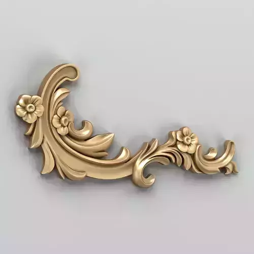 Corner decor 025 3D model