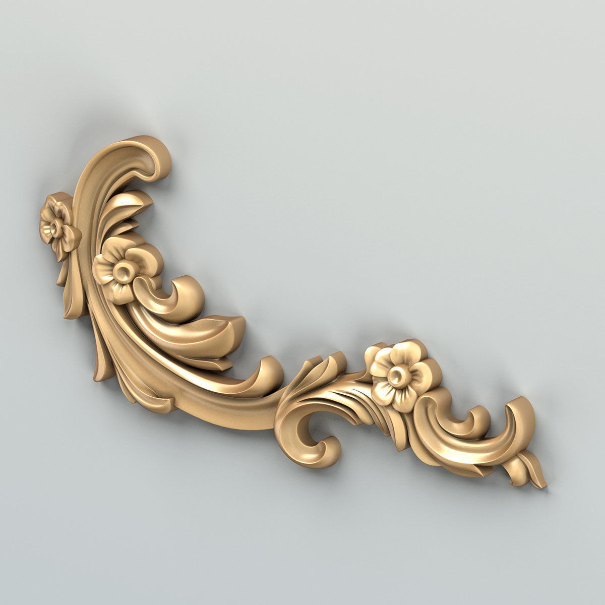 Corner decor 025 3D model_2