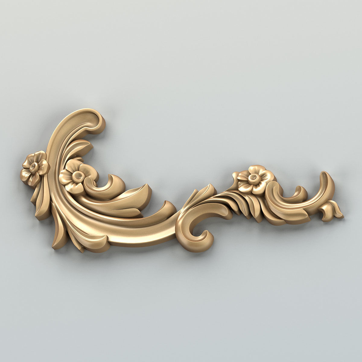 Corner decor 025 3D model_4