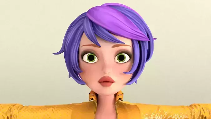 laos Toon Girl Fighter