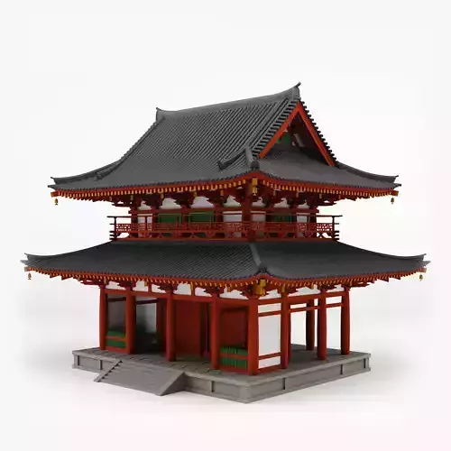 Asian Pagoda 3D model