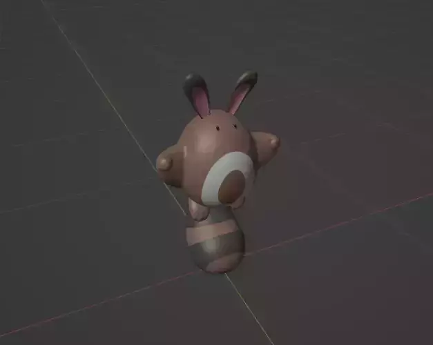 Sentret pokemon 3D print model