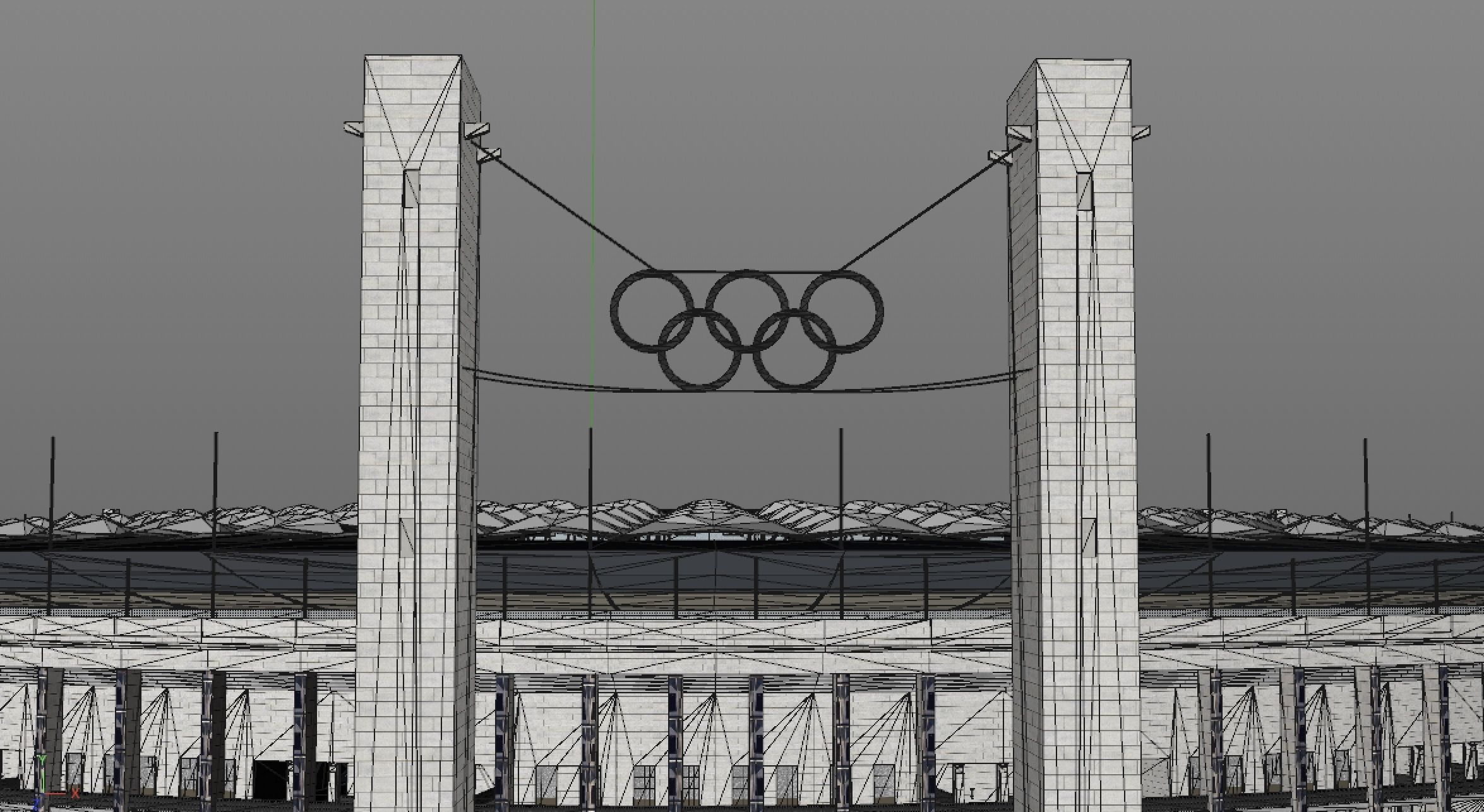 Berliner Olympiastadion -- highly detailed 3D model_9