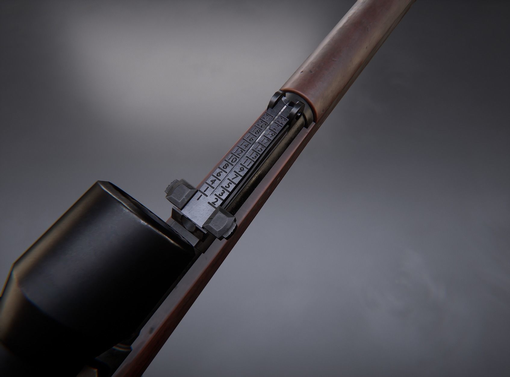 AAA KAR 98 Game Ready PBR Low-poly 3D model_14