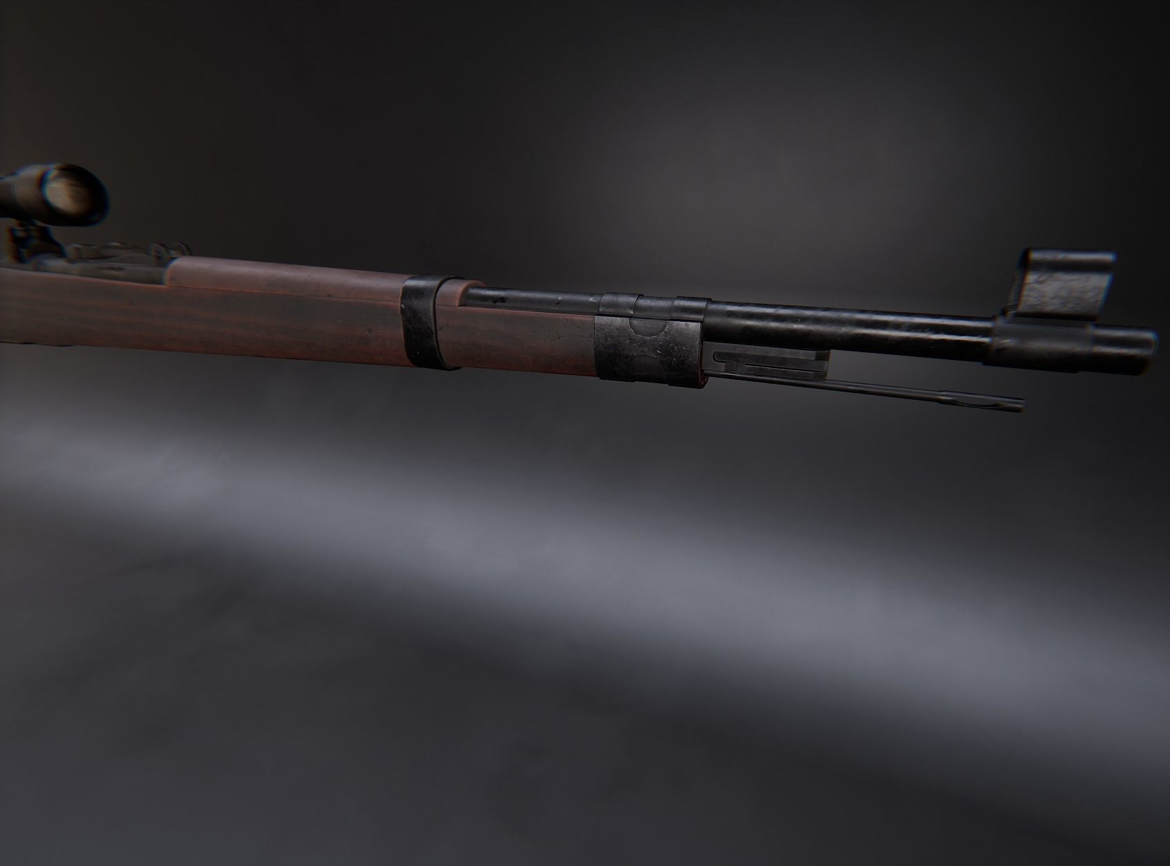 AAA KAR 98 Game Ready PBR Low-poly 3D model_13