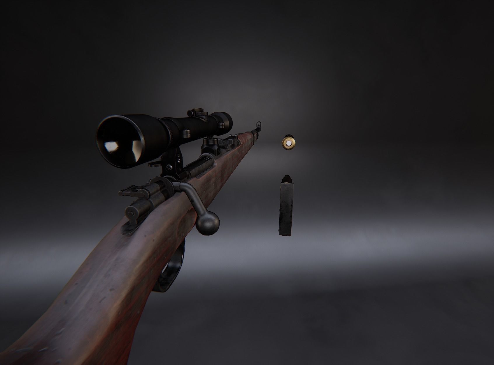 AAA KAR 98 Game Ready PBR Low-poly 3D model_11